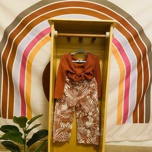 Pants and cardigan sold separately